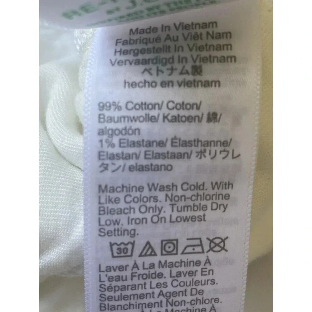 J.Crew Classic Straight Jean in White Size 33 -New‎ I108